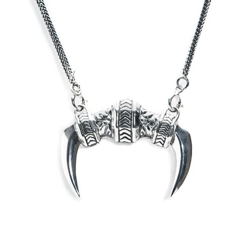 _MEZMIC_ 16SNL0570A_ Rolling Teeth Necklace_ 925Silver